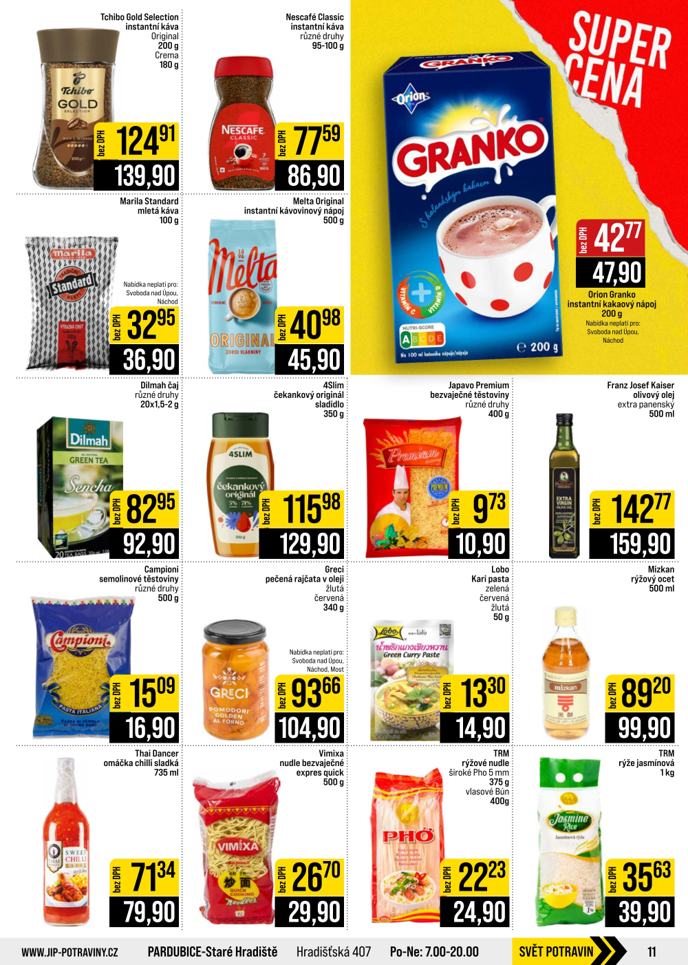 Leták JIP leták CC Cash & Carry - České Budějovice, Most, Náchod, Svoboda nad Úpou, Sušice - strana 11