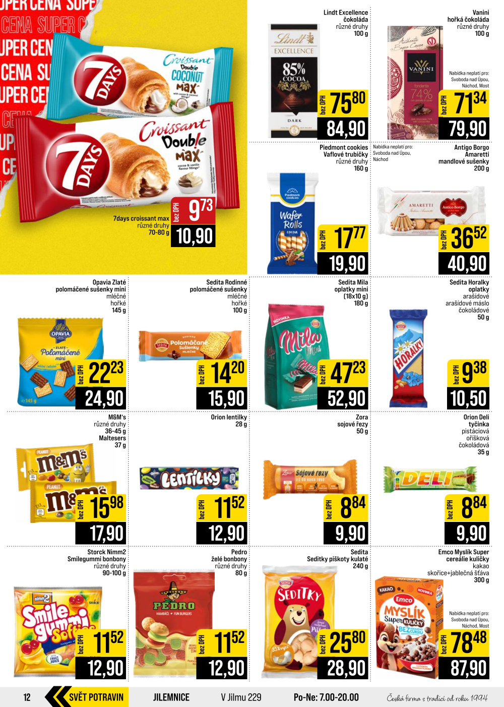 Leták JIP leták CC Cash & Carry - České Budějovice, Most, Náchod, Svoboda nad Úpou, Sušice - strana 12