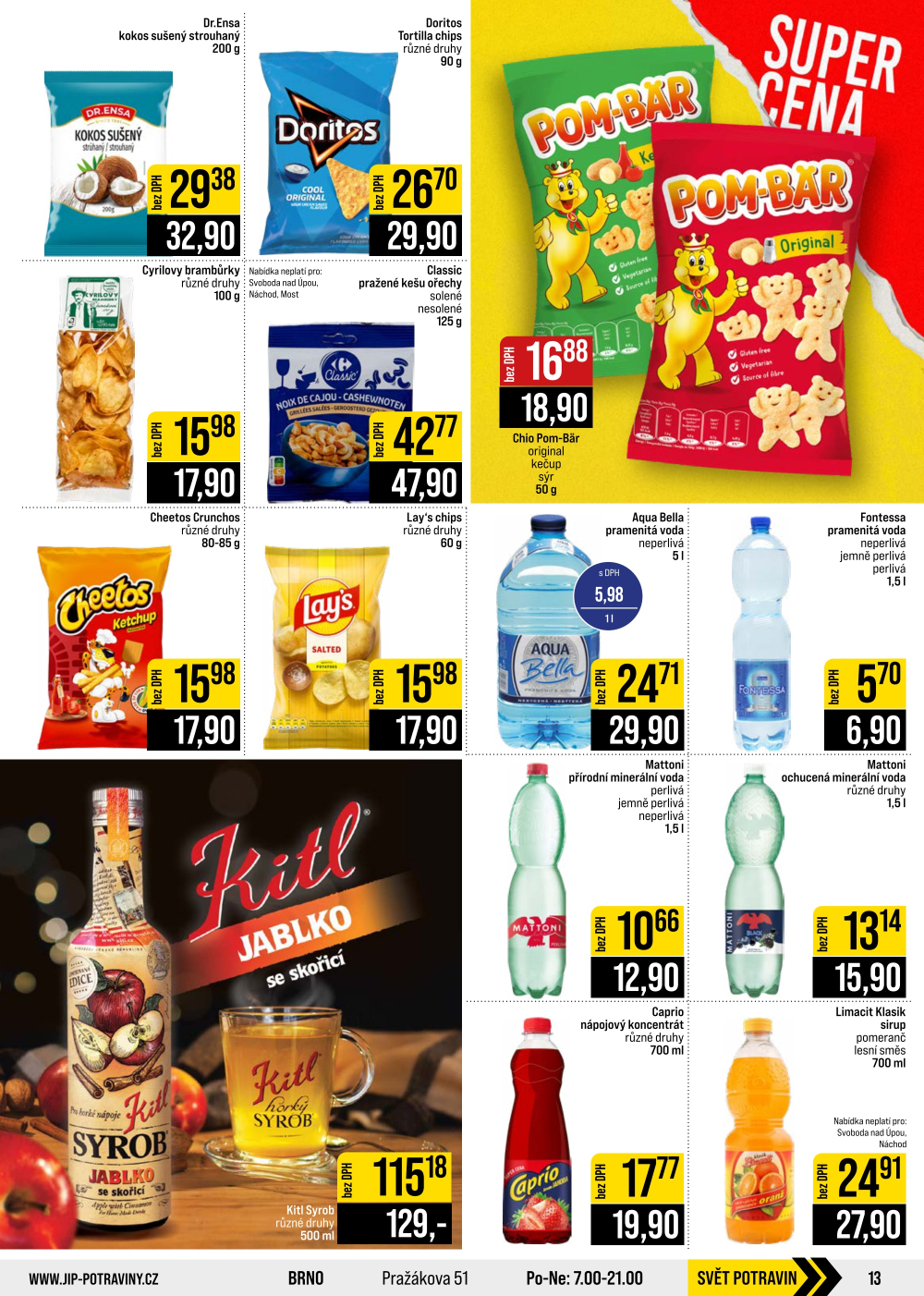 Leták JIP leták CC Cash & Carry - České Budějovice, Most, Náchod, Svoboda nad Úpou, Sušice - strana 13
