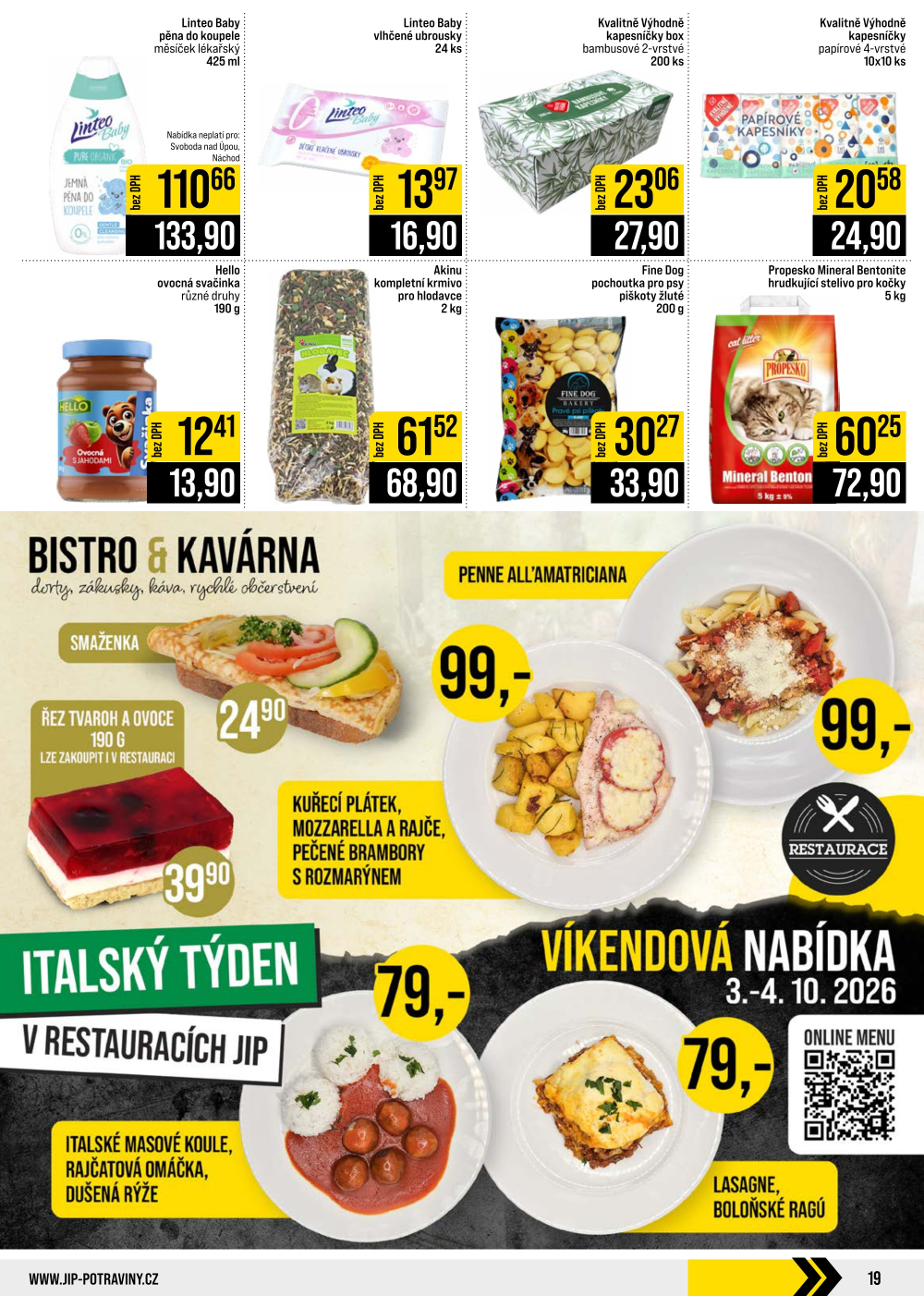 Leták JIP leták CC Cash & Carry - České Budějovice, Most, Náchod, Svoboda nad Úpou, Sušice - strana 19