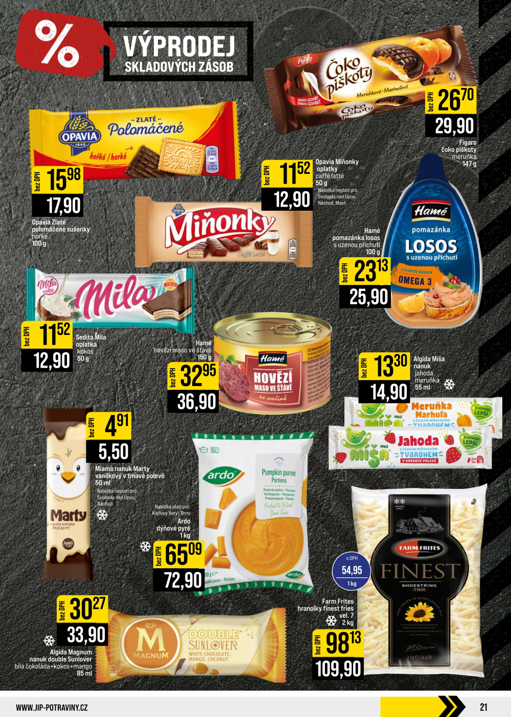 Leták JIP leták CC Cash & Carry - České Budějovice, Most, Náchod, Svoboda nad Úpou, Sušice - strana 21