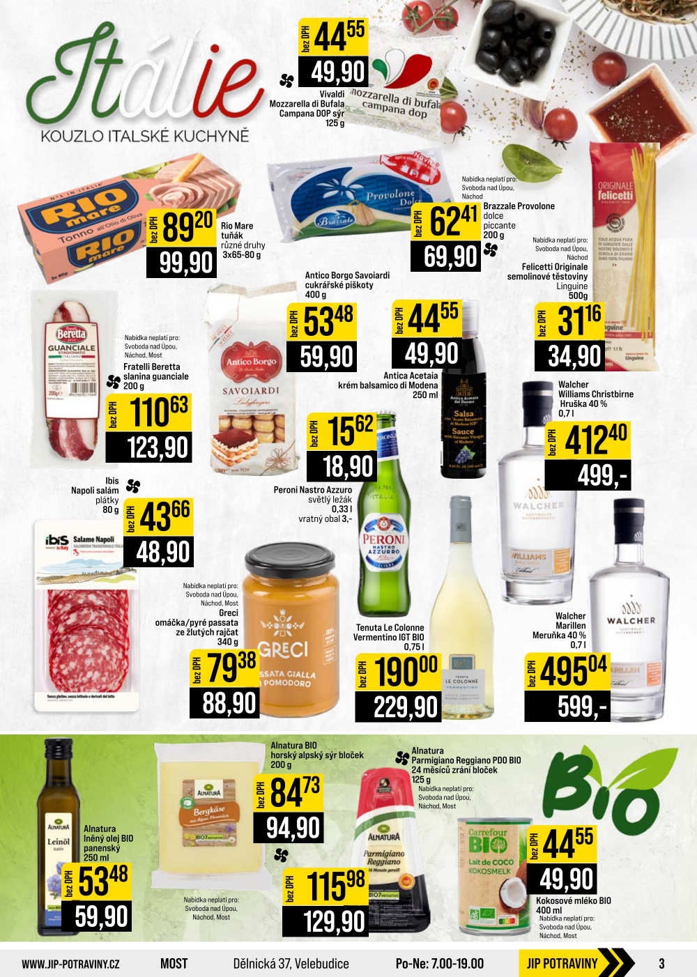 Leták JIP leták CC Cash & Carry - České Budějovice, Most, Náchod, Svoboda nad Úpou, Sušice - strana 3