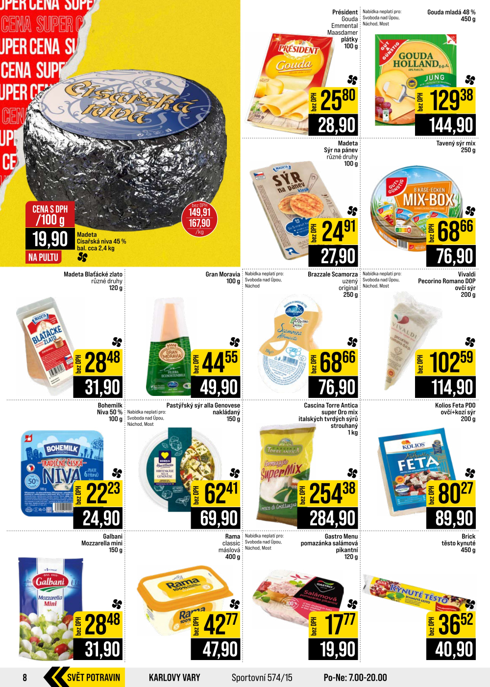 Leták JIP leták CC Cash & Carry - České Budějovice, Most, Náchod, Svoboda nad Úpou, Sušice - strana 8