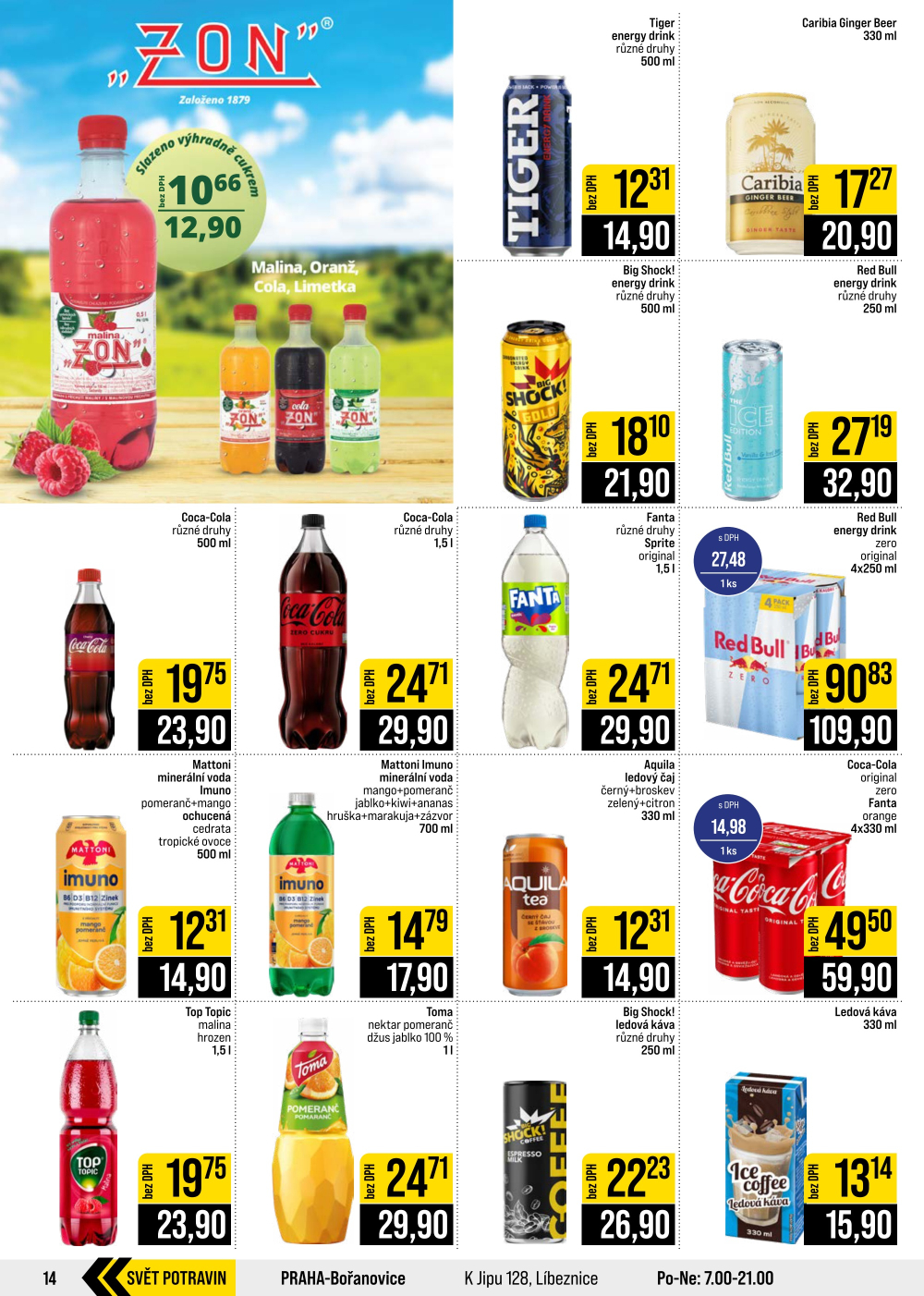 Leták JIP leták CC Cash & Carry - Brno, Ostrava, Praha, Polička, Olomouc, Karlovy Vary, Zlín, Jilemnice, Pardubice - strana 14