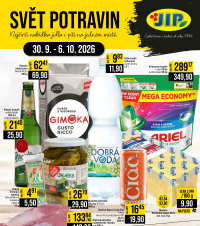 Akční leták JIP  CC Cash & Carry - Brno, Ostrava, Praha, Polička, Olomouc, Karlovy Vary, Zlín, Jilemnice, Pardubice