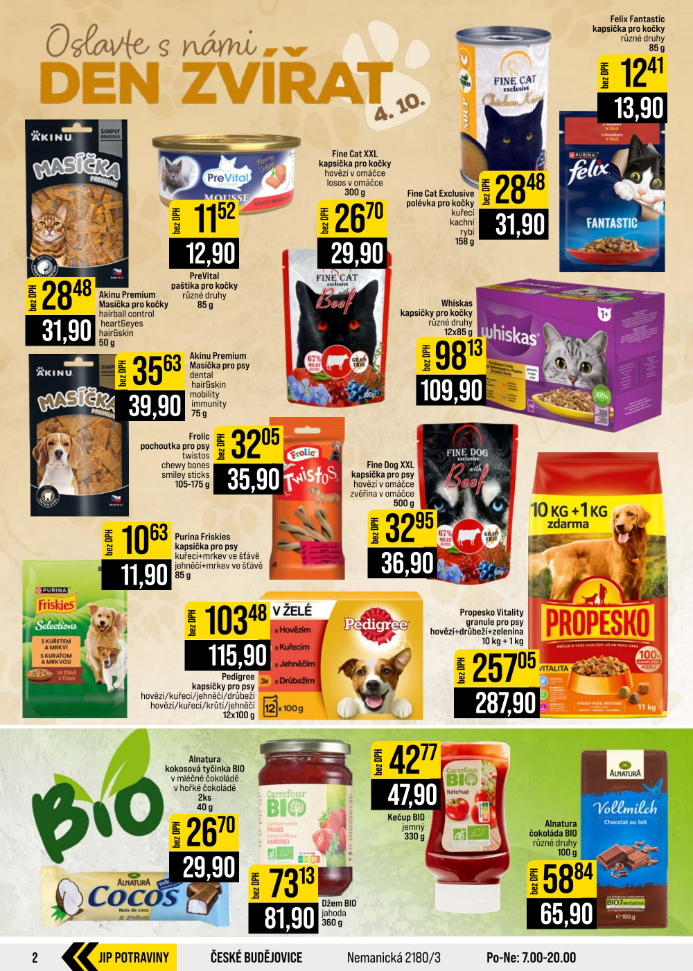 Leták JIP leták CC Cash & Carry - Brno, Ostrava, Praha, Polička, Olomouc, Karlovy Vary, Zlín, Jilemnice, Pardubice - strana 2
