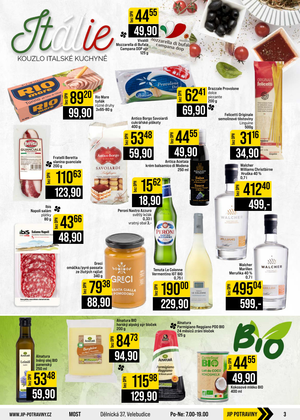Leták JIP leták CC Cash & Carry - Brno, Ostrava, Praha, Polička, Olomouc, Karlovy Vary, Zlín, Jilemnice, Pardubice - strana 3