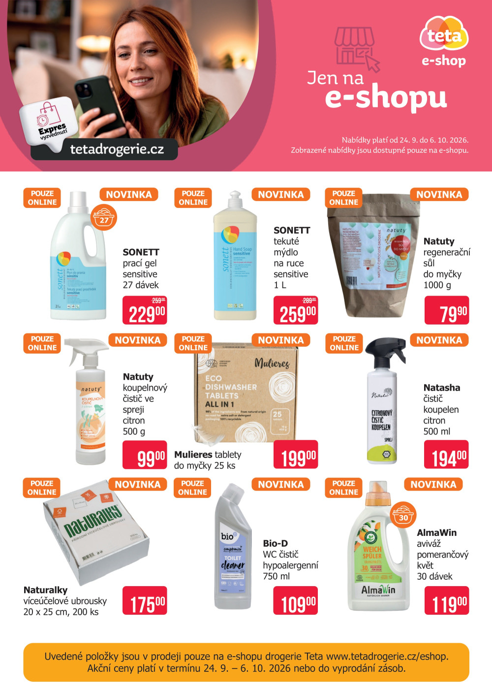 Leták Teta drogerie - Speciální nabídka e-shop - strana 3
