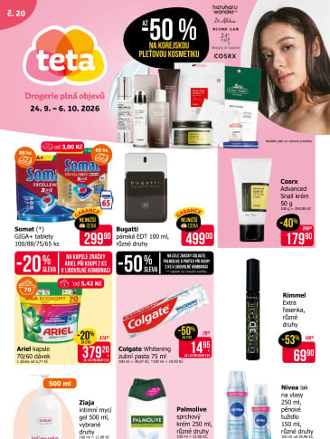 Teta drogerie leták