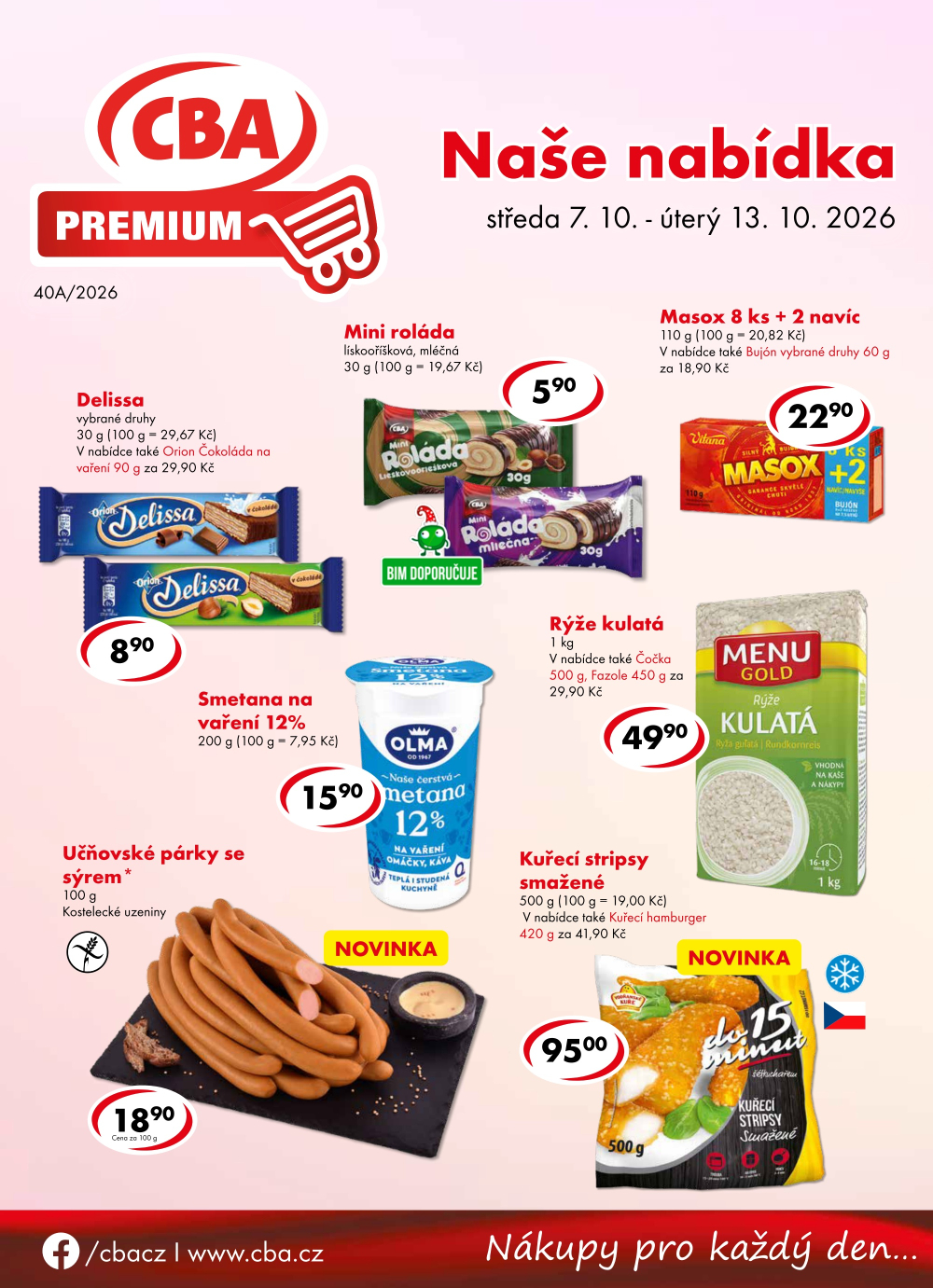 Leták CBA Premium leták - strana 1