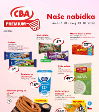 Akční leták CBA Premium 