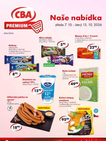 CBA Premium leták