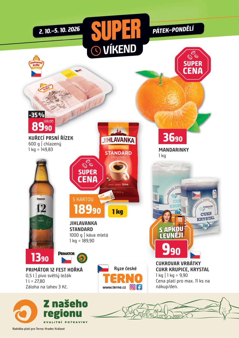 Leták Terno leták - Víkendovka Hradec Králové - strana 1