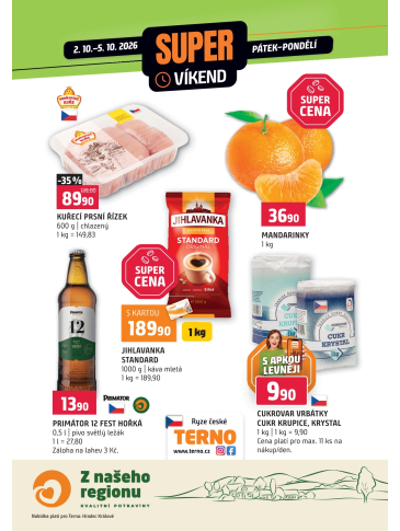 Terno leták - Víkendovka Hradec Králové