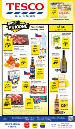 Tesco hypermarket leták
