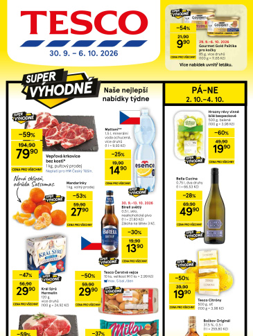 Tesco hypermarket leták