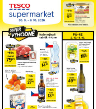 Tesco supermarket leták