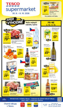 Tesco supermarket leták