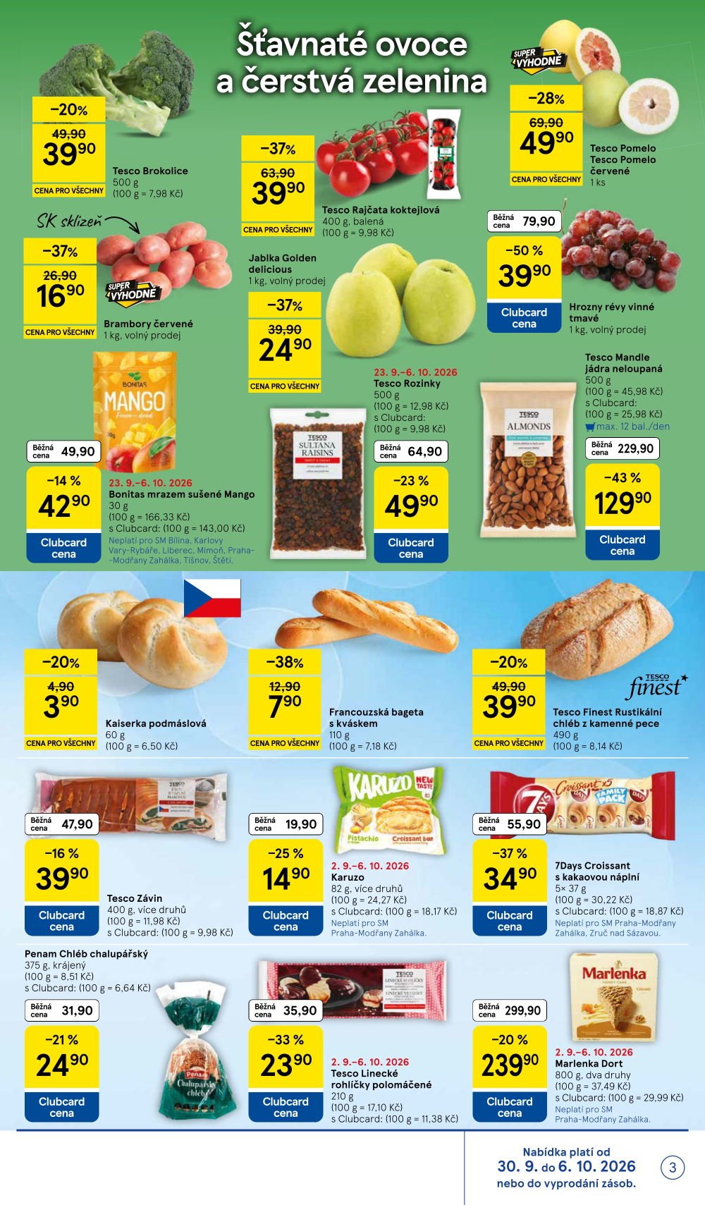Leták Tesco supermarket leták - strana 3