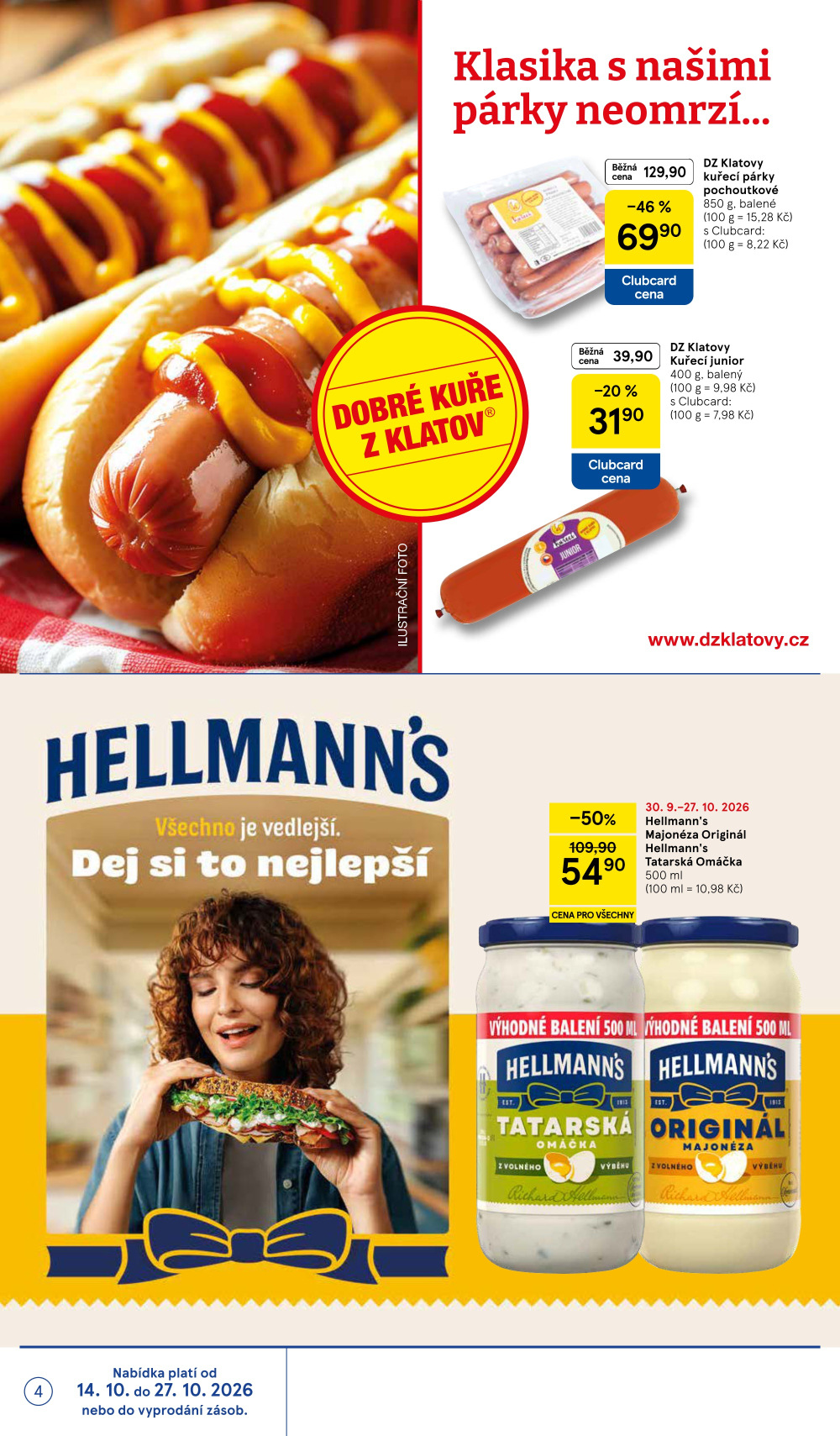 Leták Tesco Hypermarket - Značky, které máte rádi - strana 4