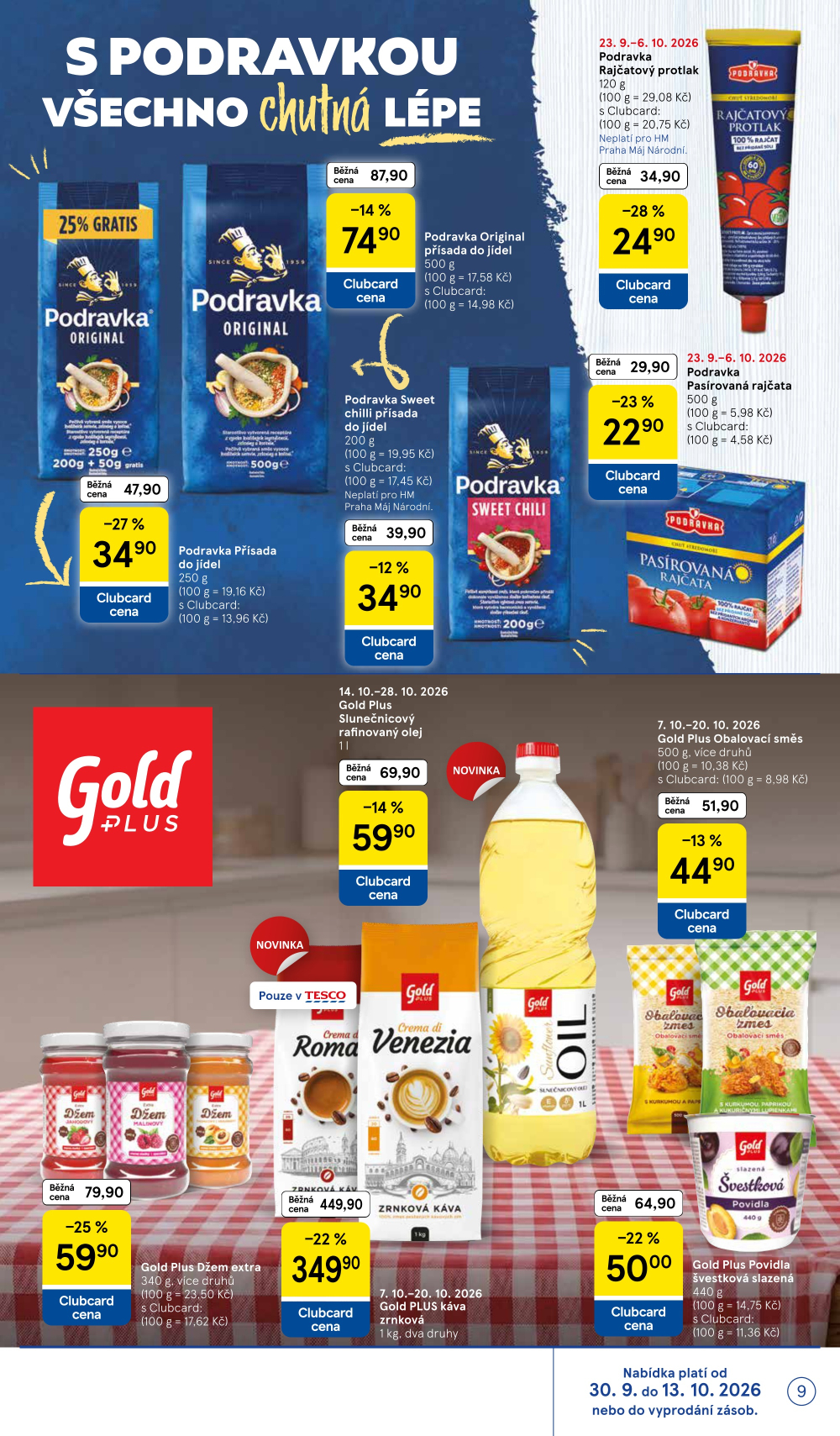 Leták Tesco Hypermarket - Značky, které máte rádi - strana 9