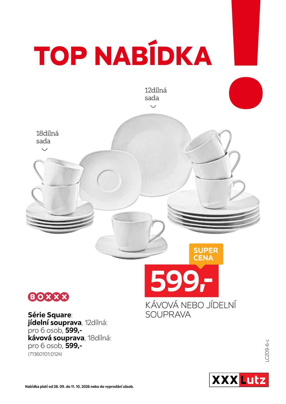 Leták XXXLutz leták - TOP nabídka Série Square - strana 1
