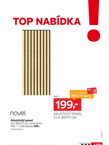 XXXLutz leták - TOP nabídka Akustický panel