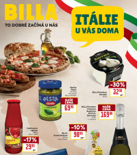 Akční leták BILLA  - Itálie u vás doma