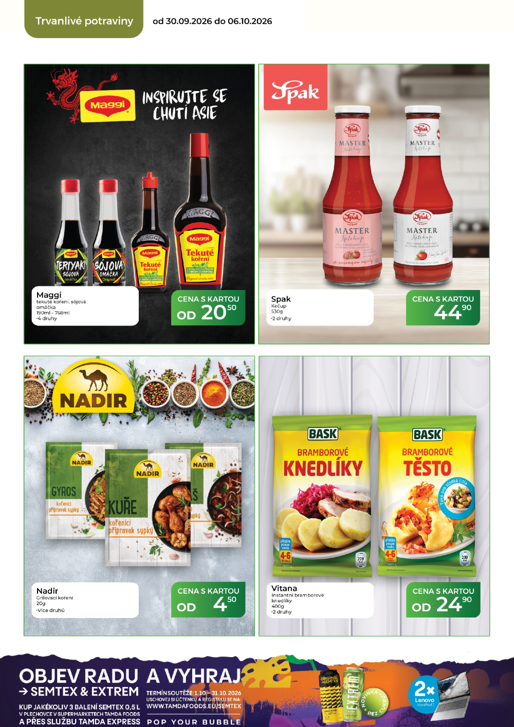 Leták TAMDA FOODS leták - strana 40