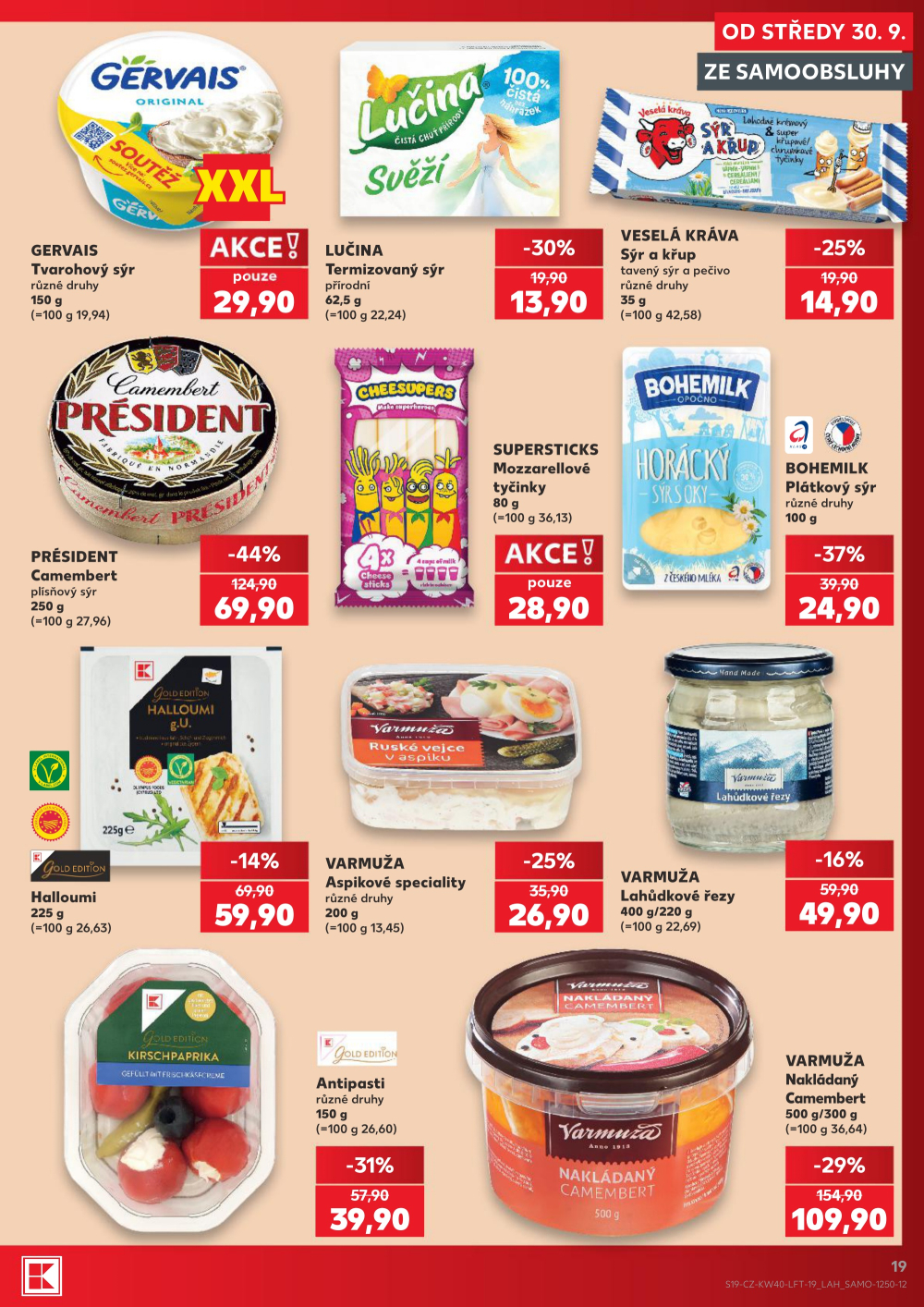 Leták Kaufland leták Praha 6 - Podbaba - strana 19