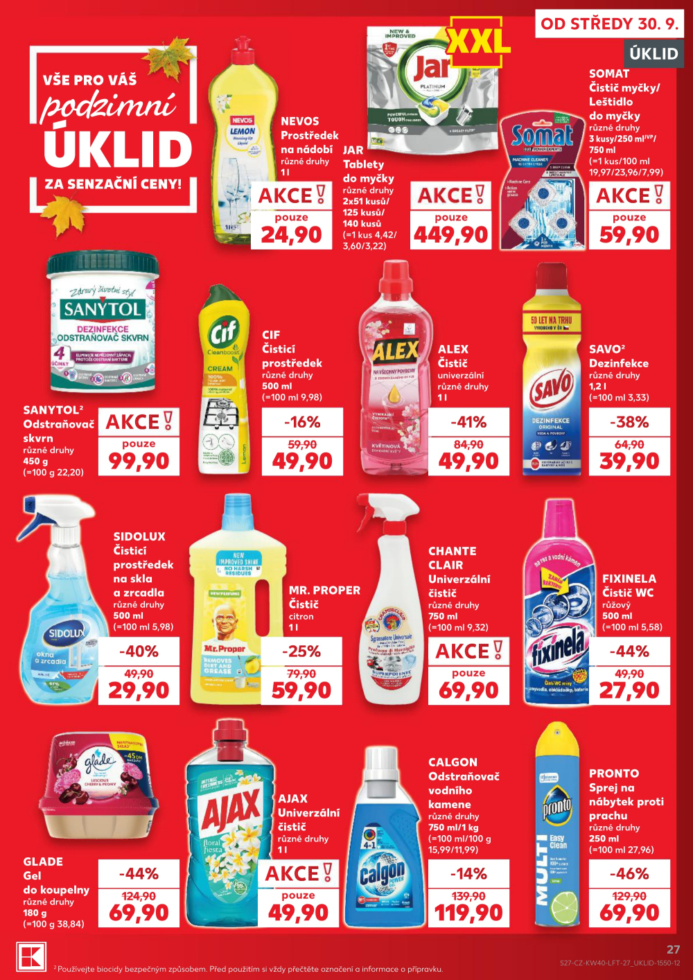 Leták Kaufland leták Praha 6 - Podbaba - strana 27