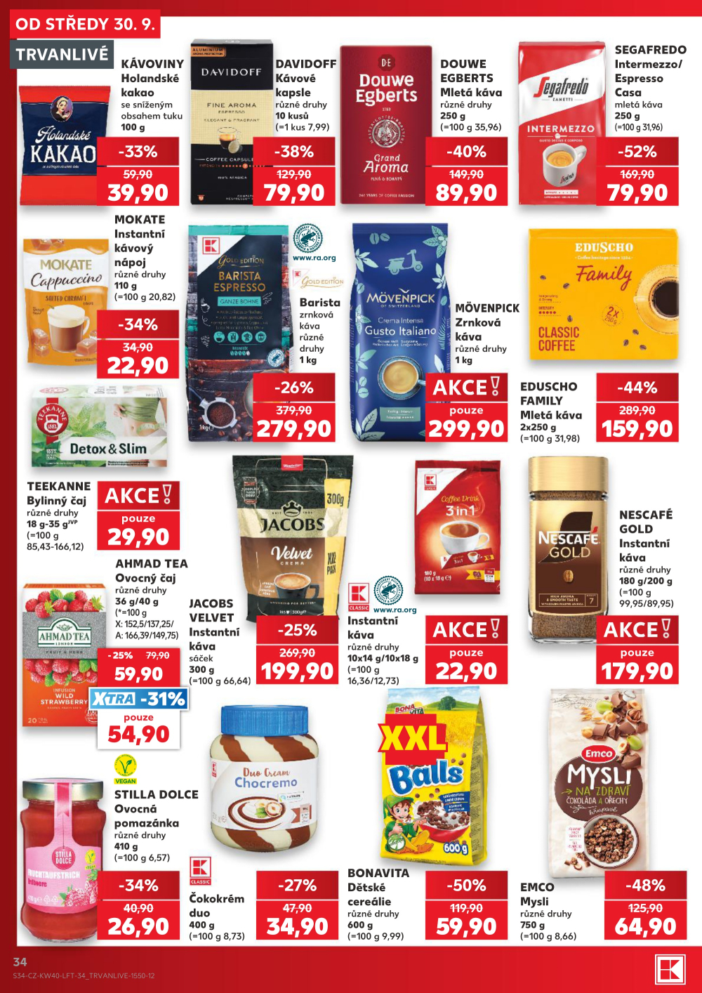 Leták Kaufland leták Praha 3 - Jarov - strana 34