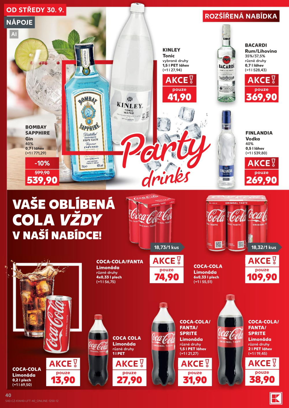 Leták Kaufland leták Praha 3 - Jarov - strana 40