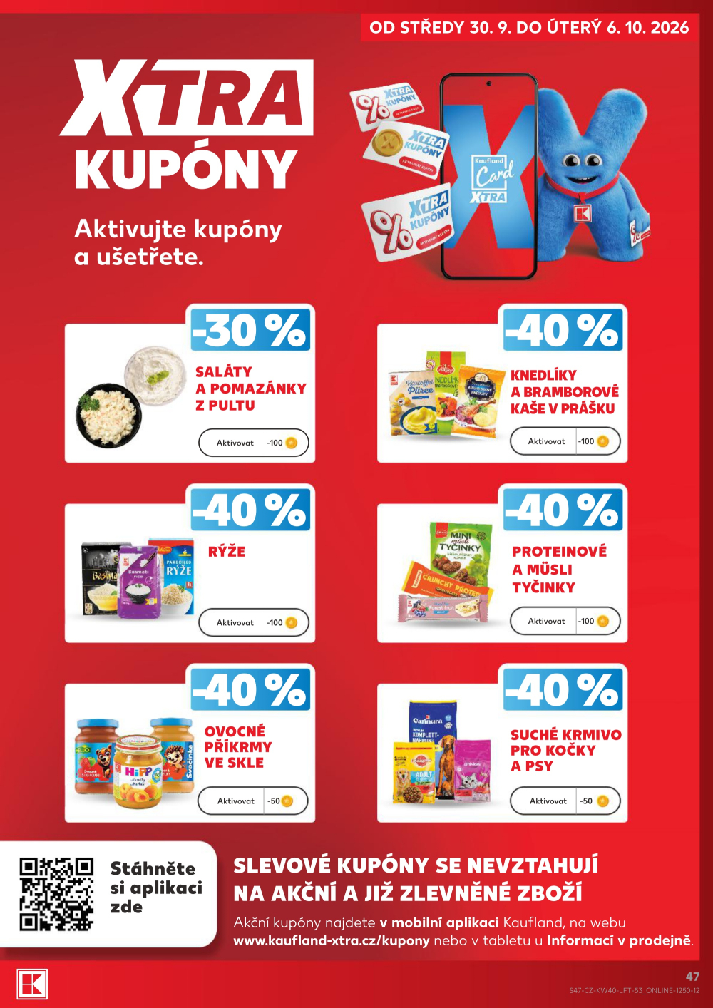 Leták Kaufland leták Praha 3 - Jarov - strana 47