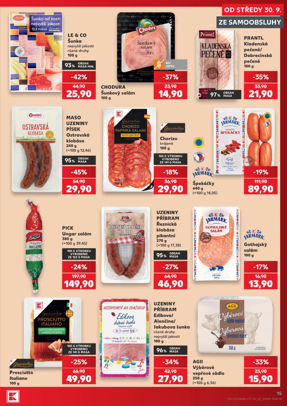 Leták Kaufland leták Praha 4 - Modřany - strana 15