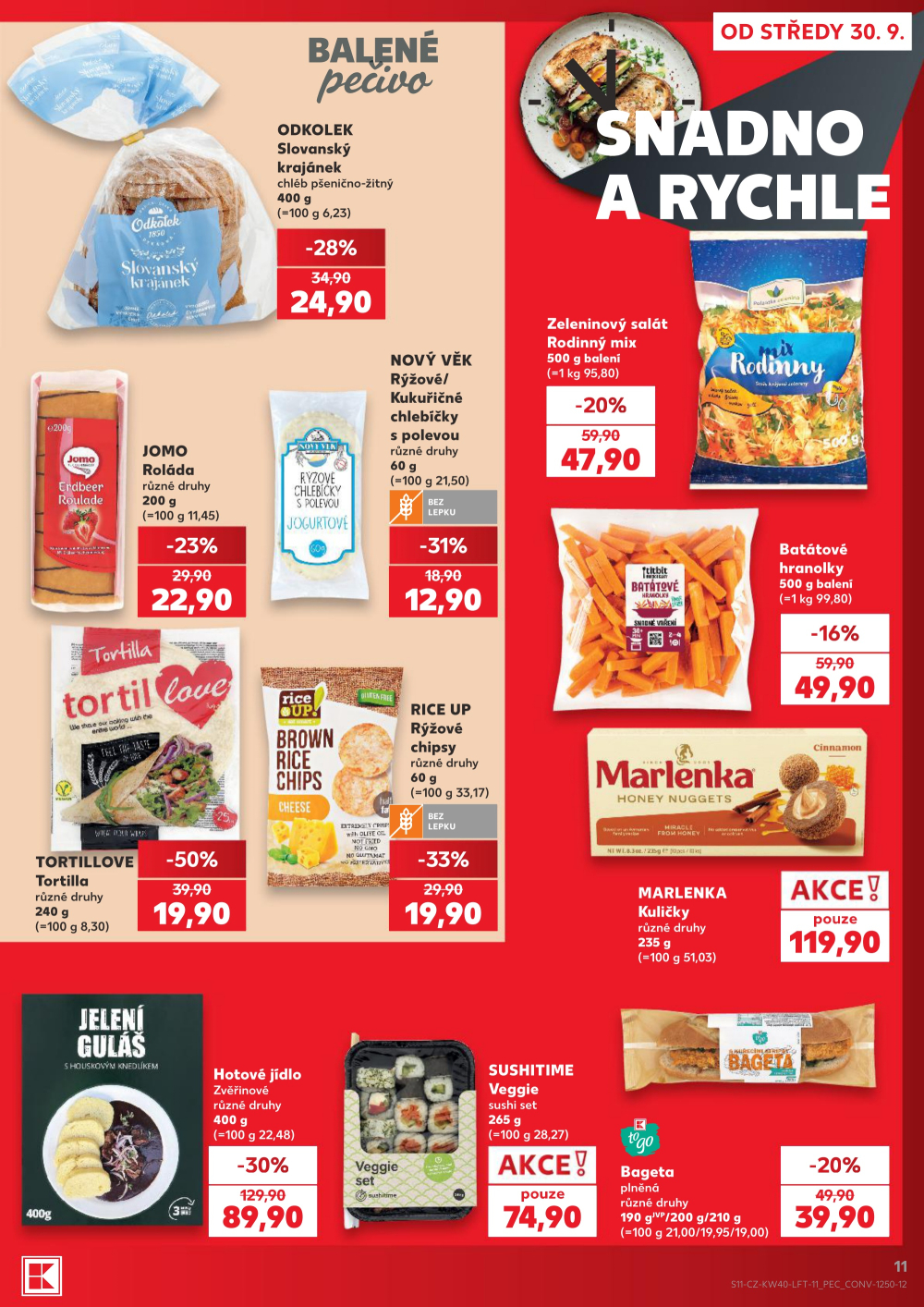 Leták Kaufland leták Praha 4 - Michle - strana 11