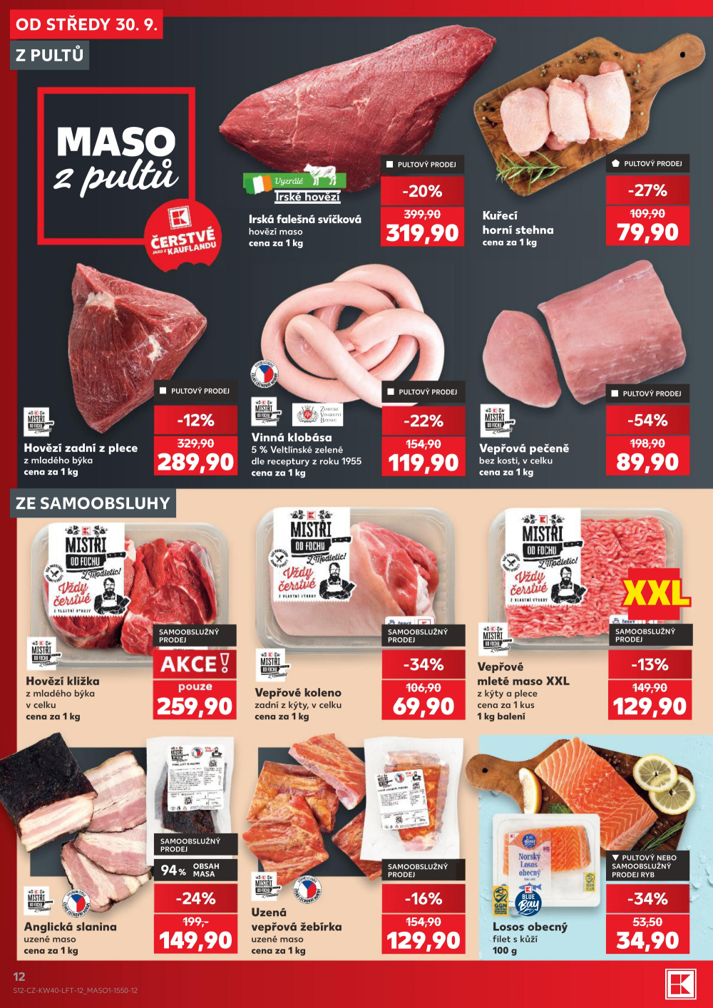 Leták Kaufland leták Praha 4 - Michle - strana 12