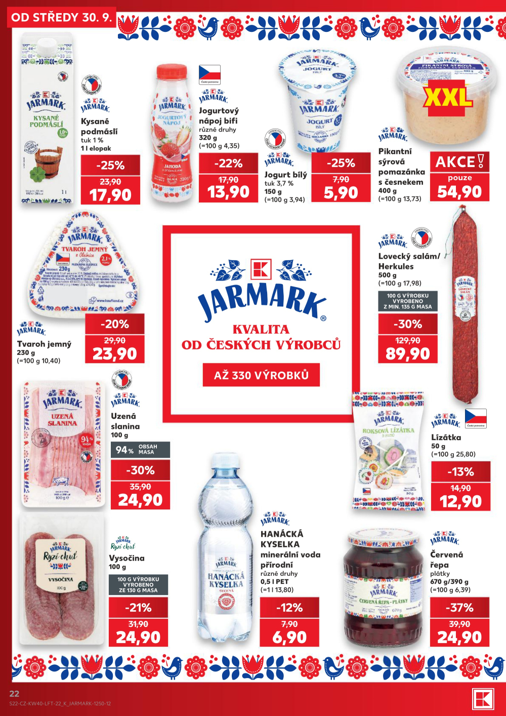 Leták Kaufland leták Praha 4 - Michle - strana 22