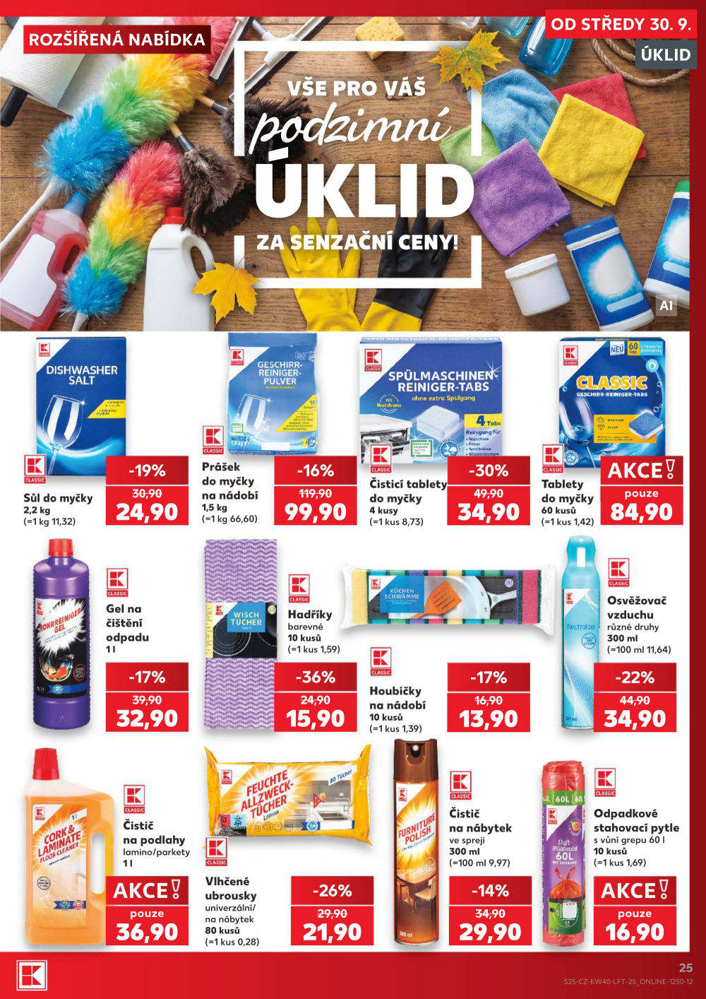 Leták Kaufland leták Praha 4 - Michle - strana 25