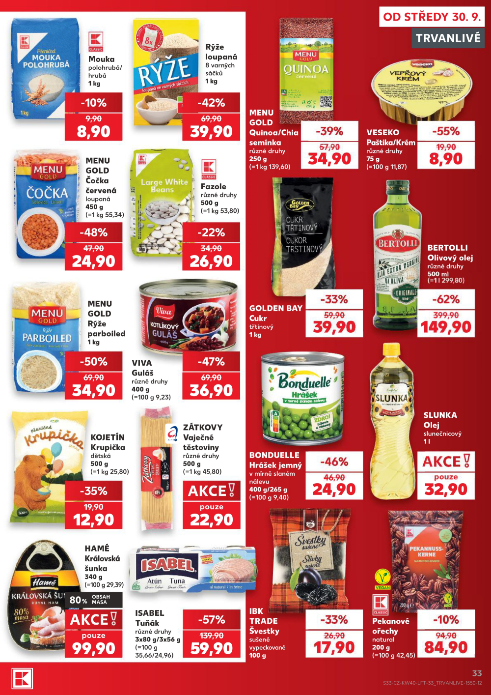Leták Kaufland leták Praha 4 - Michle - strana 33