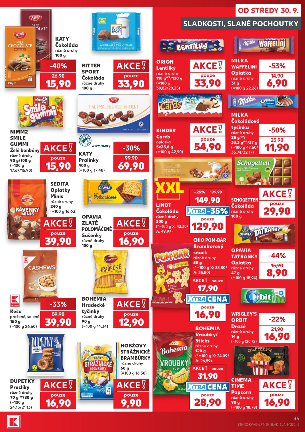 Leták Kaufland leták Praha 4 - Michle - strana 35