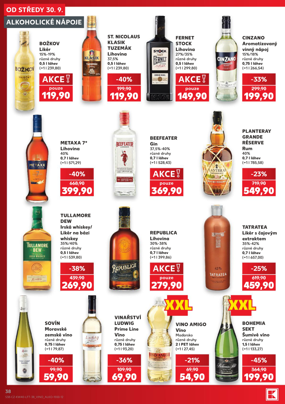 Leták Kaufland leták Praha 4 - Michle - strana 38