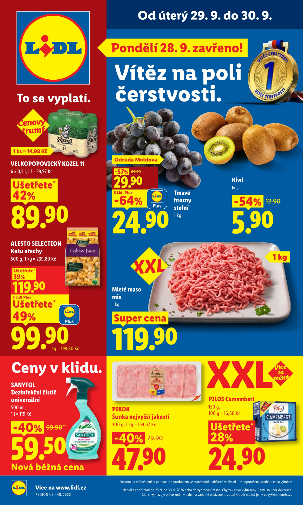 Leták Lidl leták od úterý - strana 1