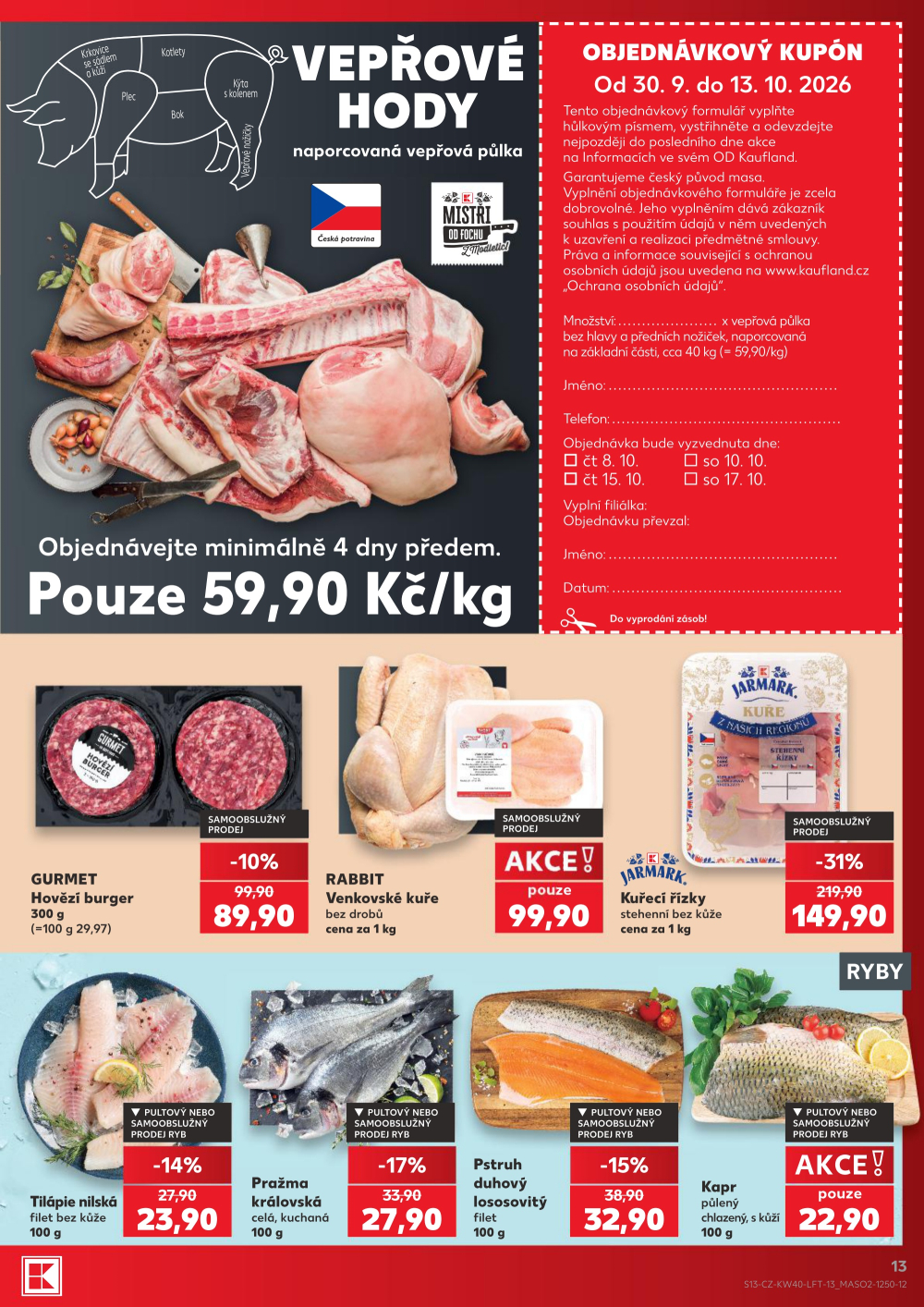 Leták Kaufland leták Praha 8 - Libeň - strana 13