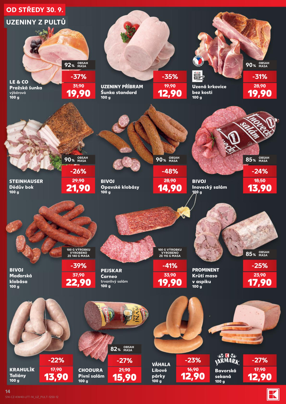 Leták Kaufland leták Praha 8 - Libeň - strana 14