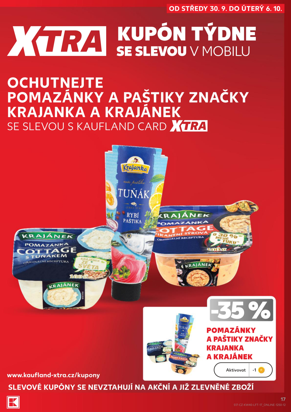 Leták Kaufland leták Praha 8 - Libeň - strana 17