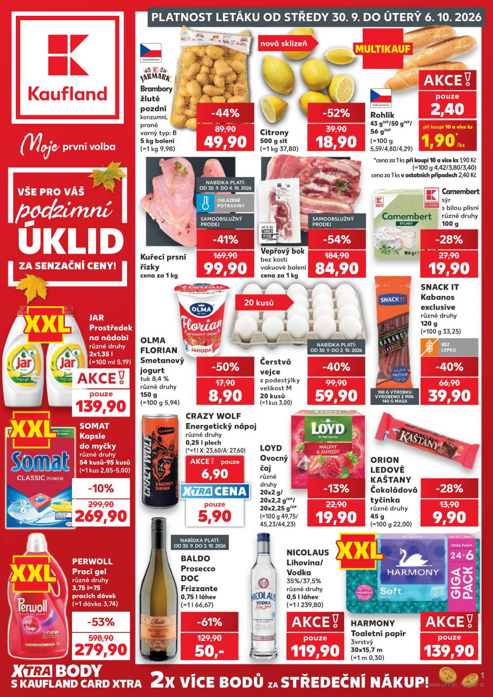 Leták Kaufland leták Praha 8 - Libeň - strana 1