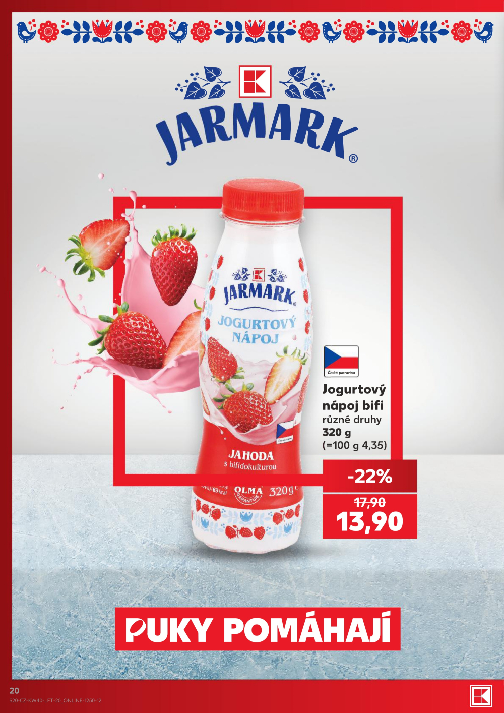 Leták Kaufland leták Praha 8 - Libeň - strana 20