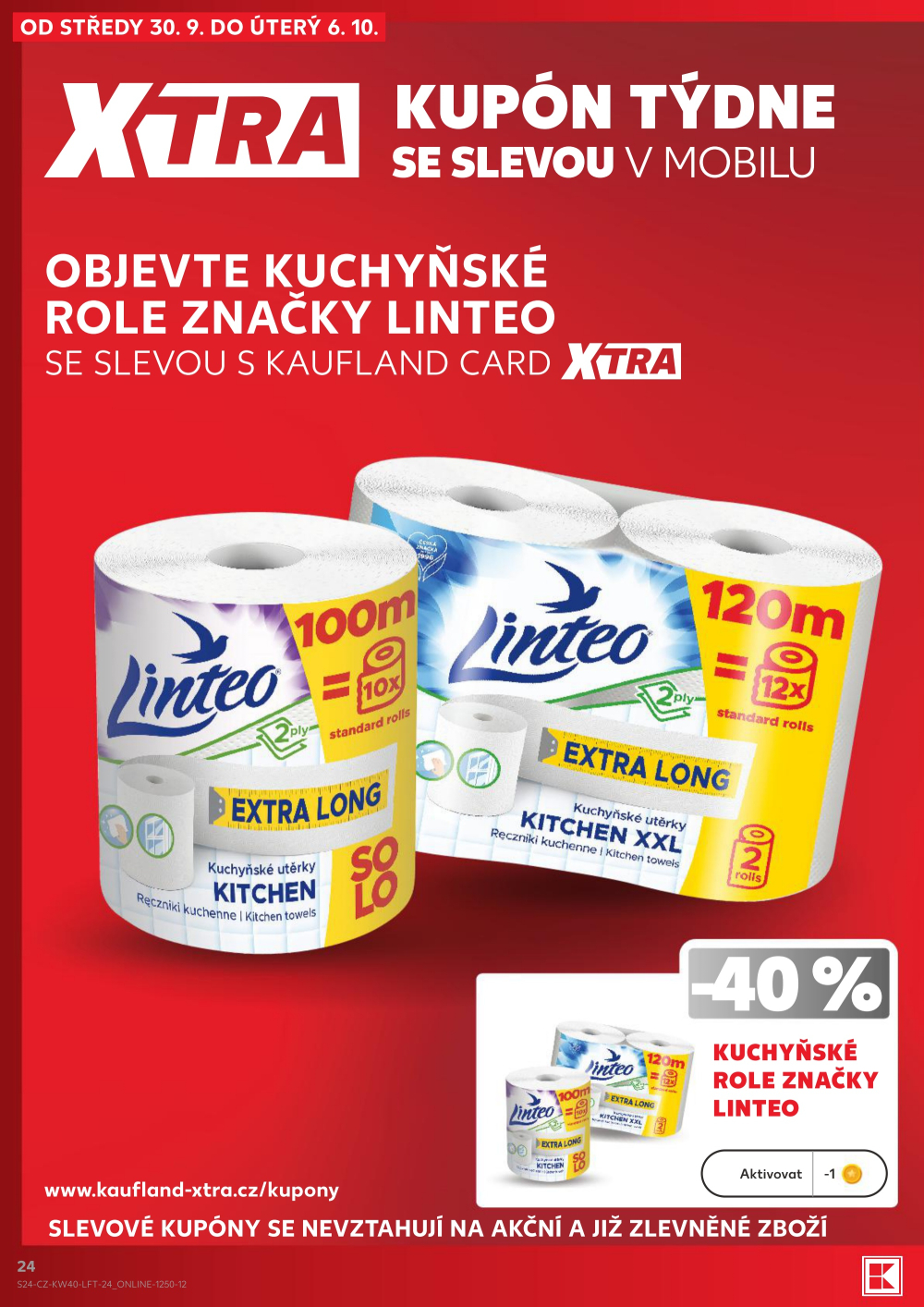 Leták Kaufland leták Praha 8 - Libeň - strana 24