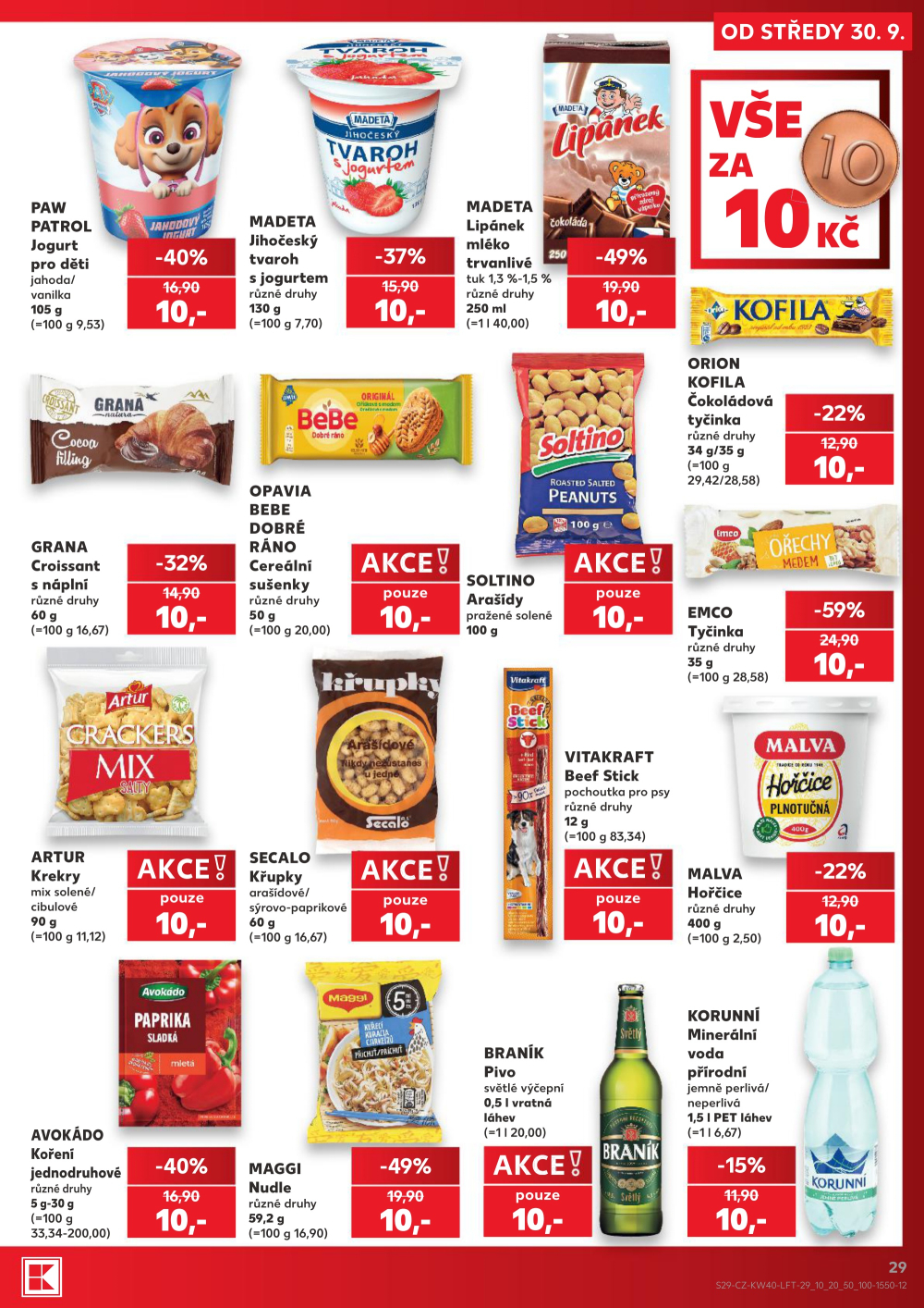 Leták Kaufland leták Praha 8 - Libeň - strana 29